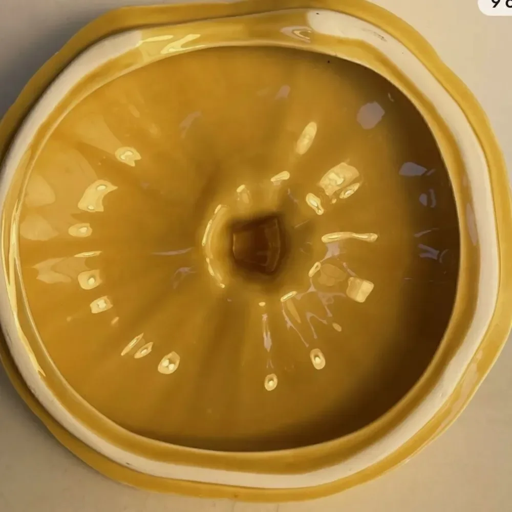 Crate & Barrel Yellow Pumpkin Tureen Signed by B Eigen!